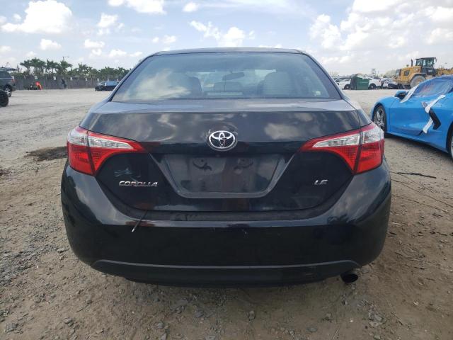 2T1BURHE1GC570347 - 2016 TOYOTA COROLLA L BLACK photo 6