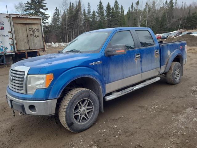 1FTFW1EVXAFA19530 - 2010 FORD F150 SUPERCREW BLUE photo 1