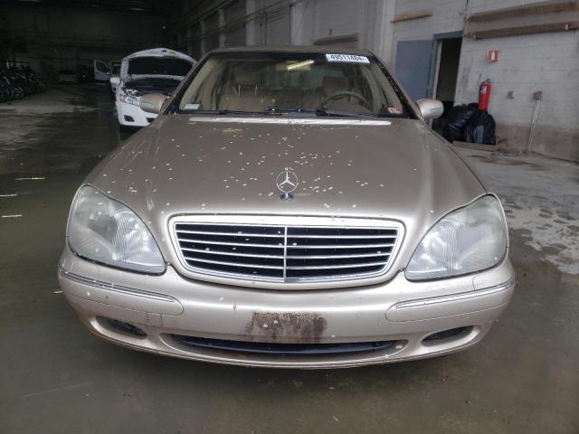 WDBNG70J62A289819 - 2002 MERCEDES-BENZ S-CLASS 430 GOLD photo 5