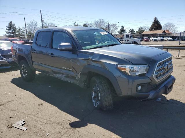 3TMCZ5AN3GM035598 - 2016 TOYOTA TACOMA DOUBLE CAB GRAY photo 4