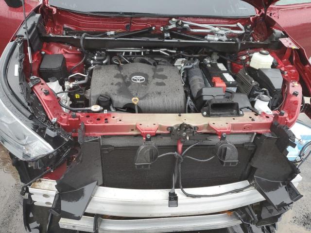 5TDGZRBH2MS532851 - 2021 TOYOTA HIGHLANDER XLE BURGUNDY photo 12