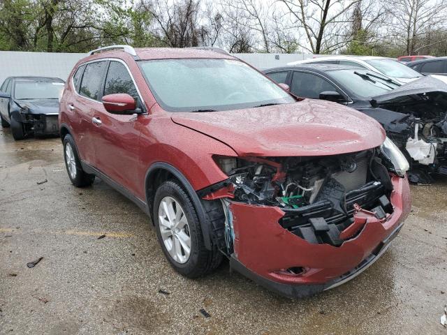 5N1AT2ML7EC767101 - 2014 NISSAN ROGUE S RED photo 4