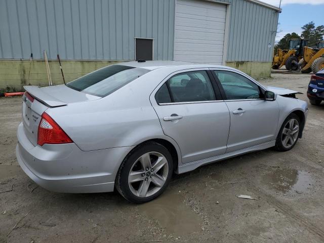 3FAHP0DC6AR182748 - 2010 FORD FUSION SPORT SILVER photo 3