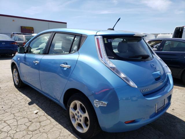 JN1AZ0CP4CT019448 - 2012 NISSAN LEAF SV BLUE photo 2