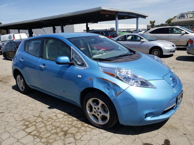 JN1AZ0CP4CT019448 - 2012 NISSAN LEAF SV BLUE photo 4