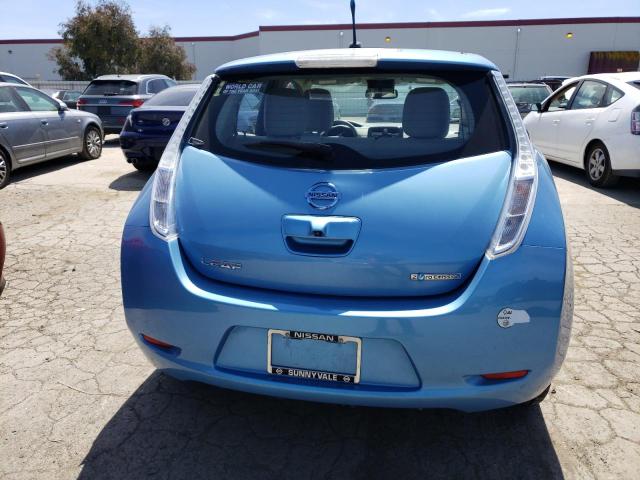 JN1AZ0CP4CT019448 - 2012 NISSAN LEAF SV BLUE photo 6