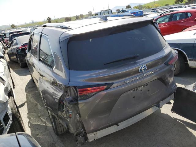 5TDZRKEC5MS054585 - 2021 TOYOTA SIENNA LIMITED GRAY photo 2