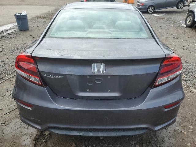 2HGFG3B54EH511005 - 2014 HONDA CIVIC LX GRAY photo 6