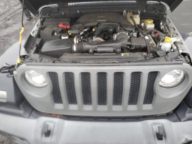 1C4HJXDG0JW272689 - 2018 JEEP WRANGLER U SPORT GRAY photo 11