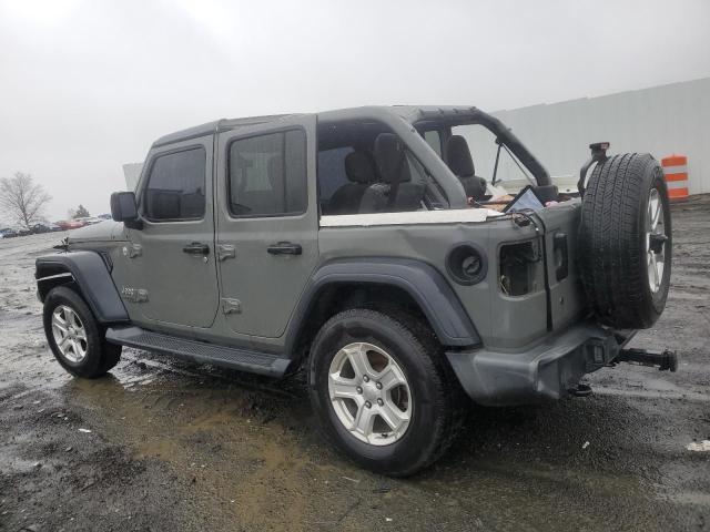 1C4HJXDG0JW272689 - 2018 JEEP WRANGLER U SPORT GRAY photo 2