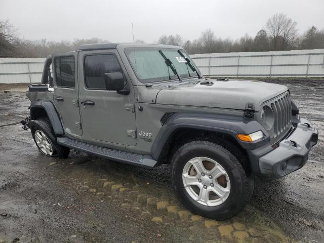 1C4HJXDG0JW272689 - 2018 JEEP WRANGLER U SPORT GRAY photo 4