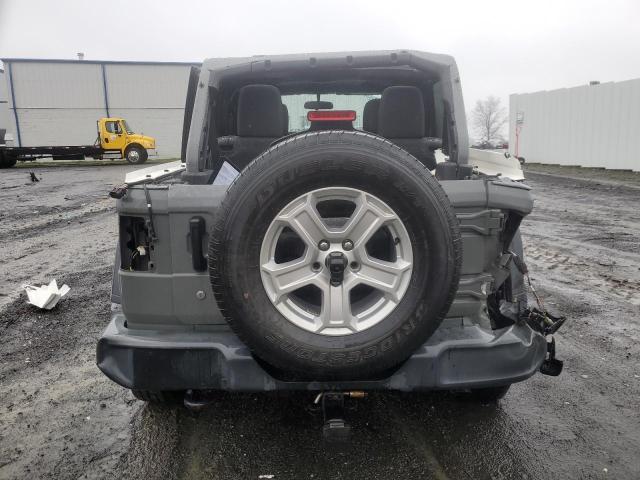 1C4HJXDG0JW272689 - 2018 JEEP WRANGLER U SPORT GRAY photo 6