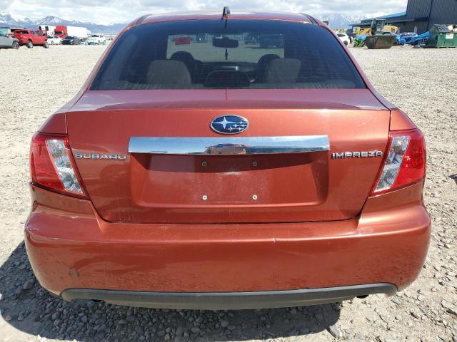 JF1GE60689H514190 - 2009 SUBARU IMPREZA 2.5I PREMIUM ORANGE photo 6