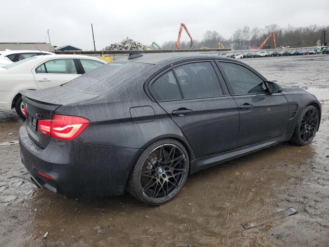 WBS8M9C55J5L01136 - 2018 BMW M3 BLACK photo 3