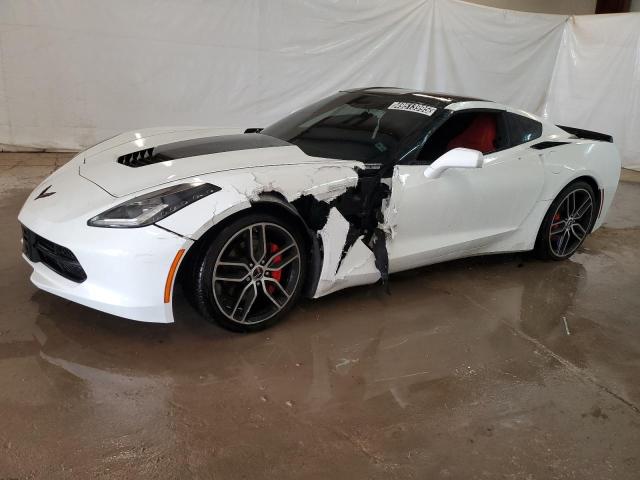 1G1YB2D72K5124012 - 2019 CHEVROLET CORVETTE STINGRAY 1LT WHITE photo 1