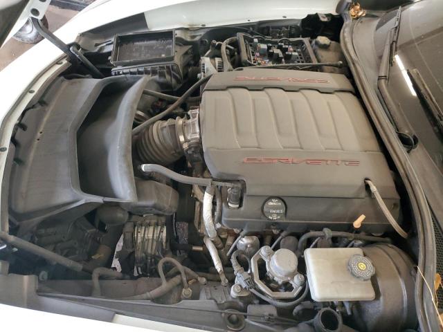 1G1YB2D72K5124012 - 2019 CHEVROLET CORVETTE STINGRAY 1LT WHITE photo 11