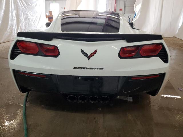 1G1YB2D72K5124012 - 2019 CHEVROLET CORVETTE STINGRAY 1LT WHITE photo 6