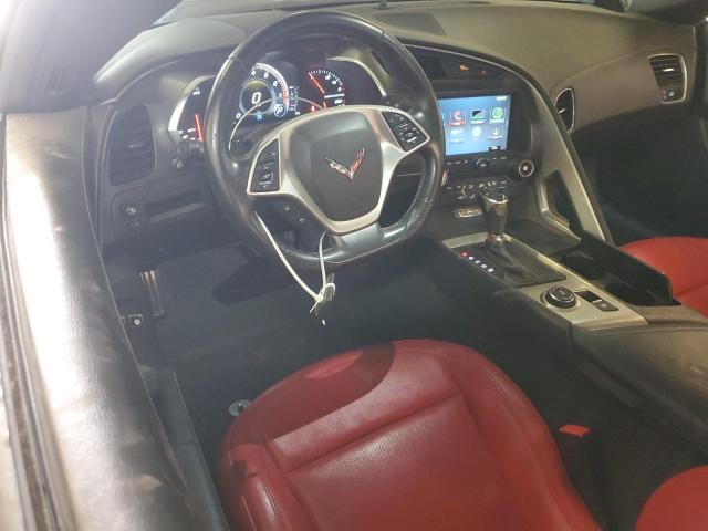 1G1YB2D72K5124012 - 2019 CHEVROLET CORVETTE STINGRAY 1LT WHITE photo 8