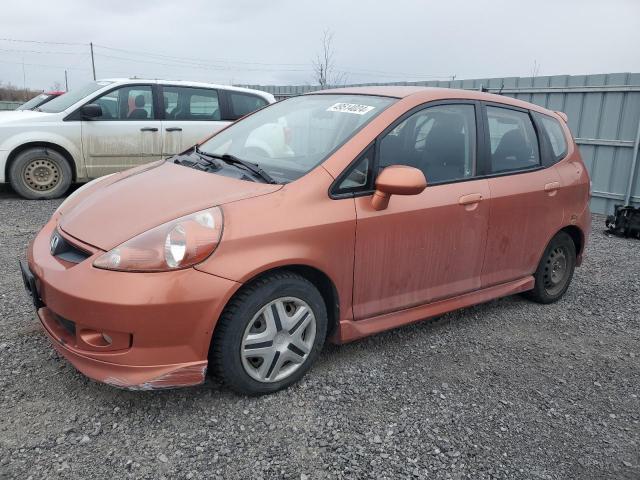 JHMGD38657S802036 - 2007 HONDA FIT S ნარინჯისფერი ფოტო 1
