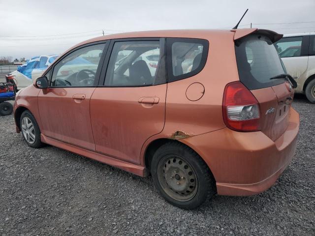 JHMGD38657S802036 - 2007 HONDA FIT S ნარინჯისფერი ფოტო 2