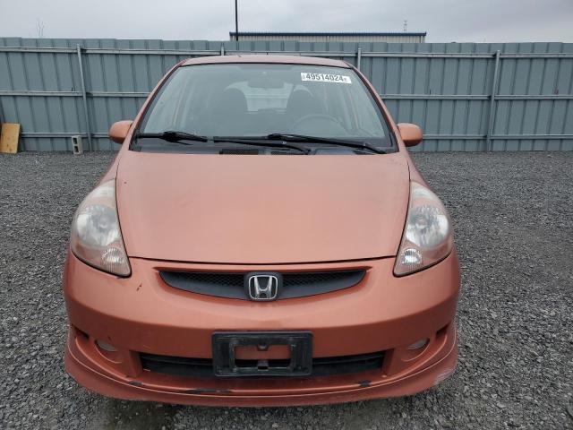JHMGD38657S802036 - 2007 HONDA FIT S ნარინჯისფერი ფოტო 5