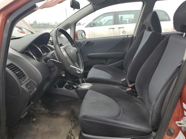 JHMGD38657S802036 - 2007 HONDA FIT S ნარინჯისფერი ფოტო 7