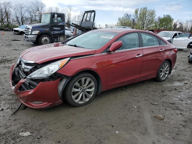 5NPEC4AC3DH718633 - 2013 HYUNDAI SONATA SE RED photo 1