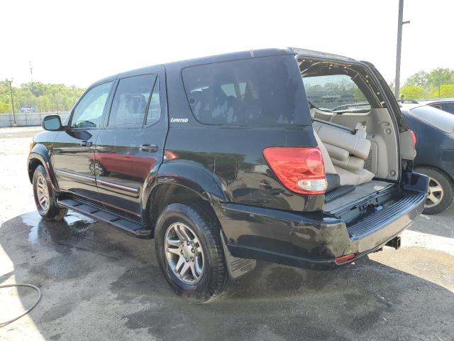 5TDBT48AX7S286340 - 2007 TOYOTA SEQUOIA LIMITED BLACK photo 2