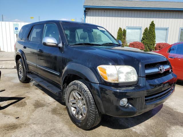 5TDBT48AX7S286340 - 2007 TOYOTA SEQUOIA LIMITED BLACK photo 4