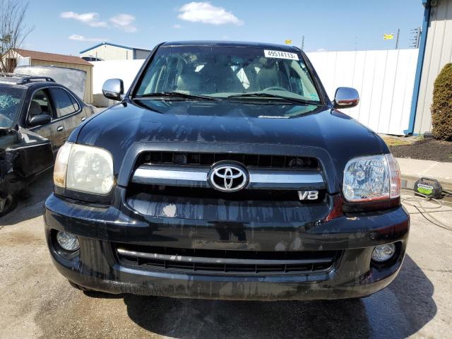 5TDBT48AX7S286340 - 2007 TOYOTA SEQUOIA LIMITED BLACK photo 5