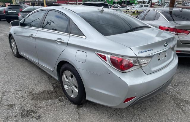 KMHEC4A43BA003893 - 2011 HYUNDAI SONATA HYBRID SILVER photo 3