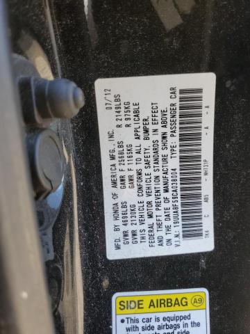 19UUA8F59CA038004 - 2012 ACURA TL BLACK photo 12