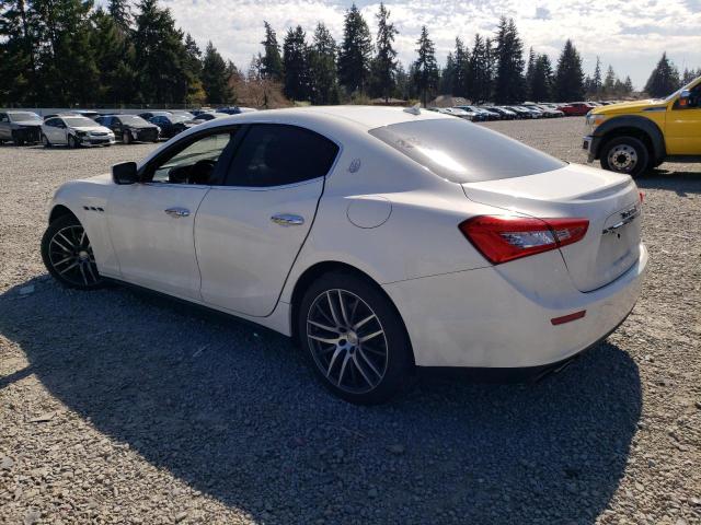 ZAM57XSA5E1124102 - 2014 MASERATI GHIBLI WHITE photo 2