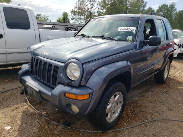 1J4GL58K22W216631 - 2002 JEEP LIBERTY LIMITED BLUE photo 2