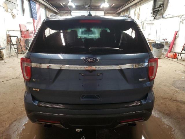 1FM5K8DH7KGA08939 - 2019 FORD EXPLORER XLT BLUE photo 6