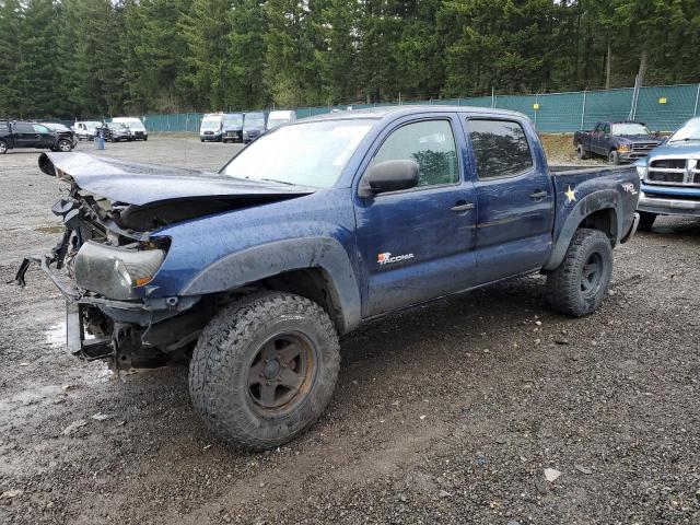 5TELU42N88Z505586 - 2008 TOYOTA TACOMA DOUBLE CAB BLUE photo 1