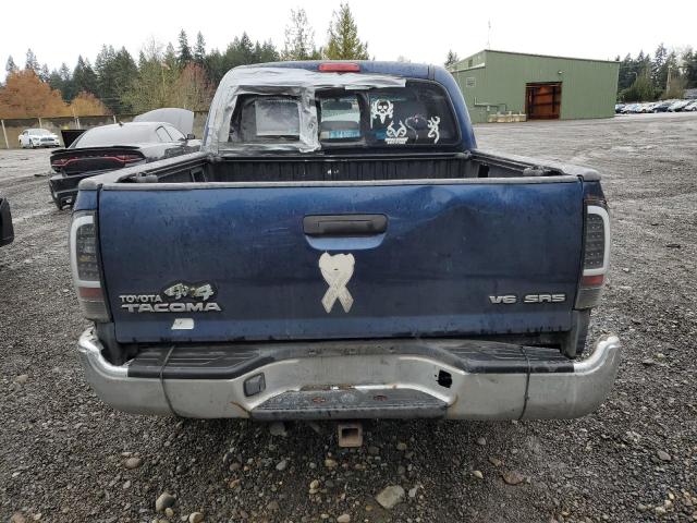 5TELU42N88Z505586 - 2008 TOYOTA TACOMA DOUBLE CAB BLUE photo 6