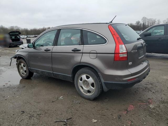 5J6RE3H37AL019096 - 2010 HONDA CR-V LX GRAY photo 2