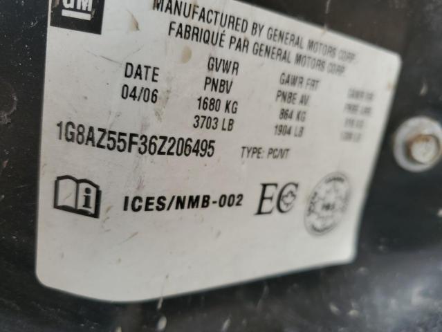 1G8AZ55F36Z206495 - 2006 SATURN ION LEVEL 2 灰色 照片 12