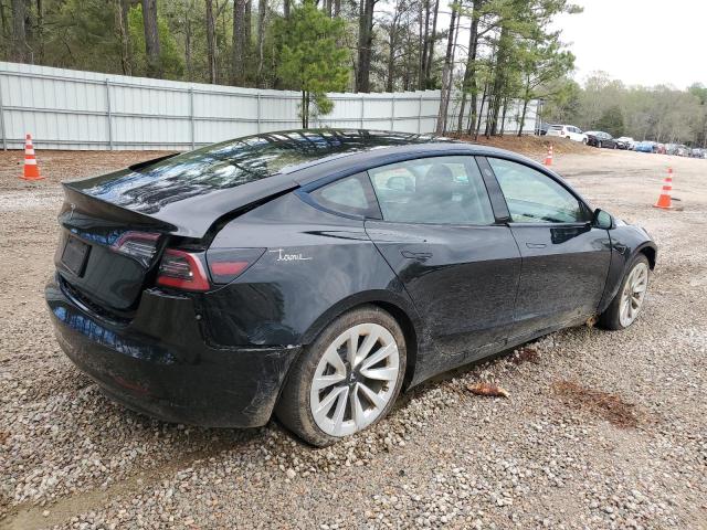 5YJ3E1EA3PF424807 - 2023 TESLA MODEL 3 BLACK photo 3