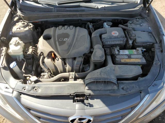 5NPEB4AC3EH871789 - 2014 HYUNDAI SONATA GLS GRAY photo 11