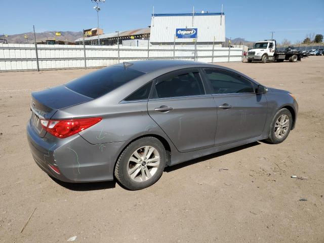 5NPEB4AC3EH871789 - 2014 HYUNDAI SONATA GLS GRAY photo 3