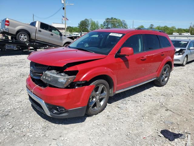 3C4PDCGB0FT670381 - 2015 DODGE JOURNEY CROSSROAD RED photo 1