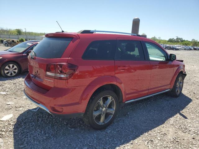 3C4PDCGB0FT670381 - 2015 DODGE JOURNEY CROSSROAD RED photo 3