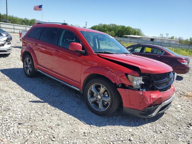 3C4PDCGB0FT670381 - 2015 DODGE JOURNEY CROSSROAD RED photo 4