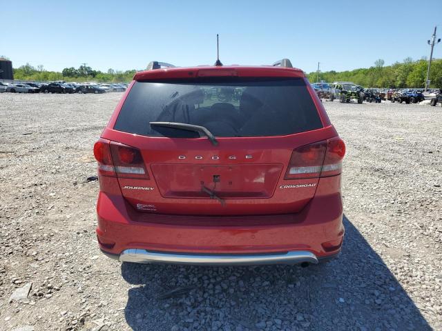 3C4PDCGB0FT670381 - 2015 DODGE JOURNEY CROSSROAD RED photo 6