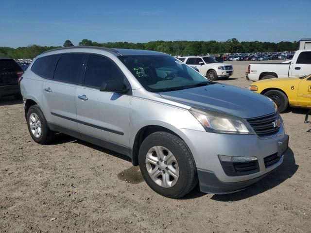 1GNKRFED1DJ111015 - 2013 CHEVROLET TRAVERSE LS SILVER photo 4