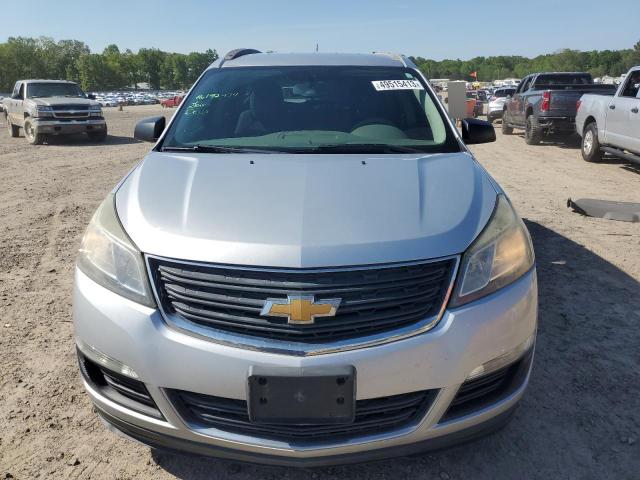 1GNKRFED1DJ111015 - 2013 CHEVROLET TRAVERSE LS SILVER photo 5