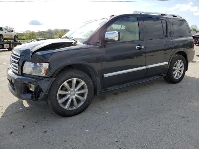 5N3AA08D88N910117 - 2008 INFINITI QX56 BLACK photo 1