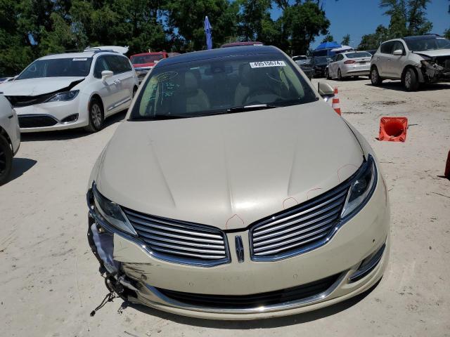 3LN6L2LU8FR621146 - 2015 LINCOLN MKZ HYBRID CREAM photo 5